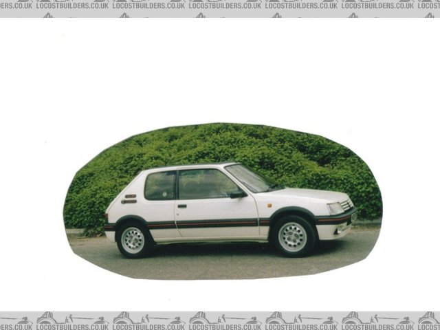 Pug 205 GTI White 1